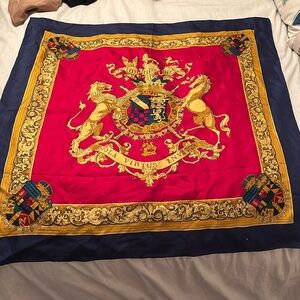 Ginnie Johnson Vintage Square Silk Scarf